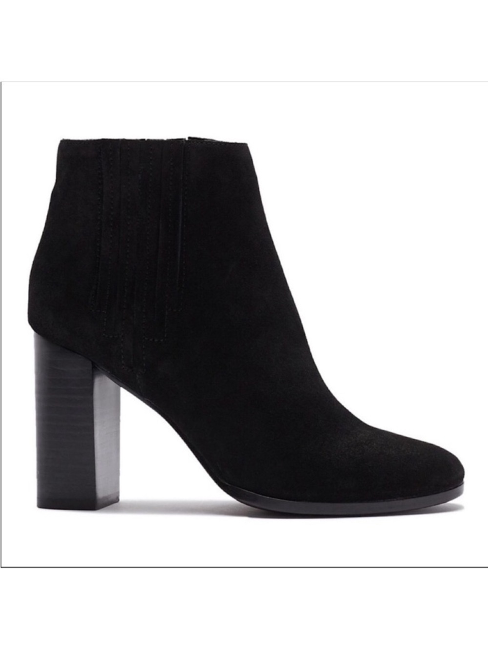 Joie size 37/6.5 Yara black suede pull on bootie